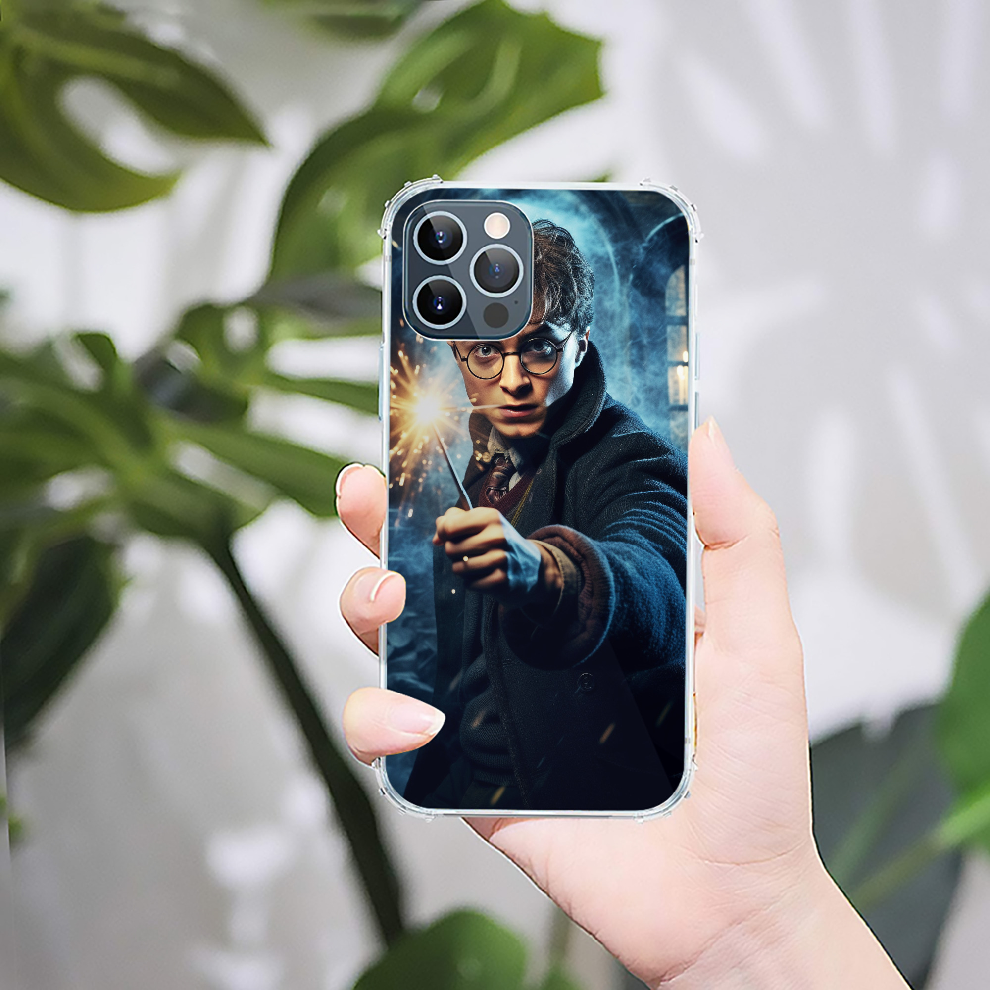 （画像用） Harry Potter ハリー・ポッターシリーズ 【iPhone 12シリーズ対応】透明スマホケース（クリアソフトケース）